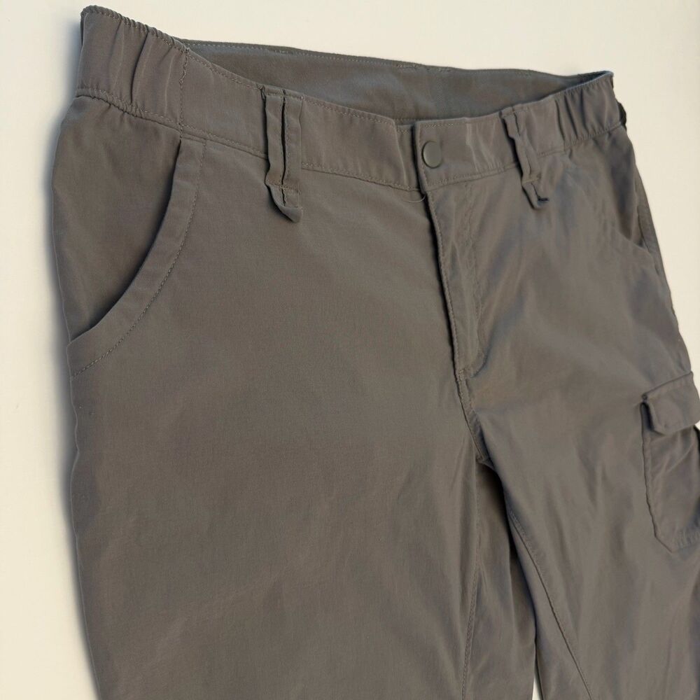 Duluth Trading Dry On The Fly Cargo Pants Women's 12x33 Gray DuluthFlex Stretch - Picture 5 of 12